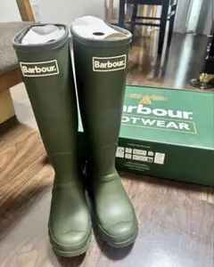Barbour レインブーツ オリーブのサムネイル