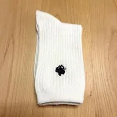 POLO キッズ 靴下 ホワイト 刺繍入り 16〜18cm 2足組セット
