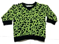 美品　agnis b. アルファベットプリント トップス 18 mois 80㎝