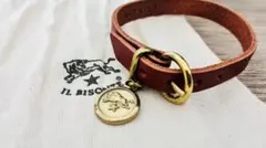 IL BISONTE レザーブレスレット ブラウンのサムネイル