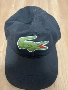 LACOSTE ブラックキャップ ONE SIZE