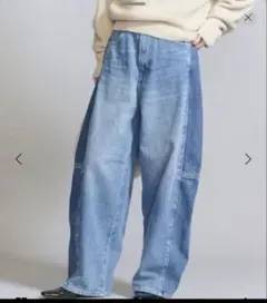 ビューティー＆ユース　サイドパッチデニム