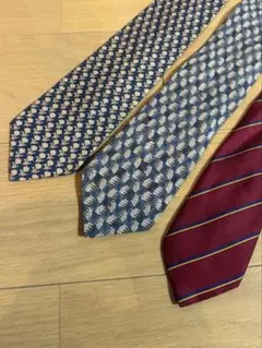 ネクタイ 3本セット　サンローラン　クレージュ　ダンヒル