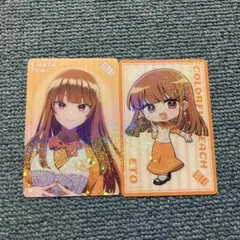 カラフルピーチ オフィシャルショップ えとさんカード2枚セット