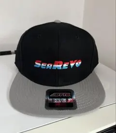 新品 フラッシュユニオン シーレボ フラットキャップ 黒×グレーのサムネイル