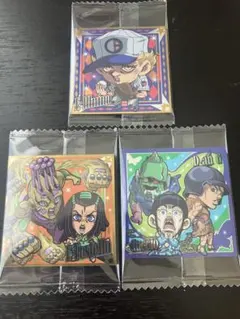 ジョジョの奇妙な冒険シールウエハース E•アルニーニョ 他3枚セット