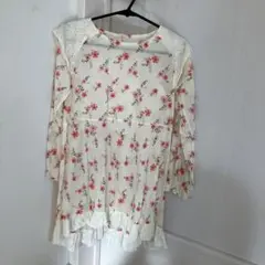 値下げ！韓国子供服　フィッシュテールワンピース　薄手　長袖　120cm