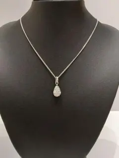 SWAROVSKI ネックレス ドロップ パヴェ シルバーのサムネイル