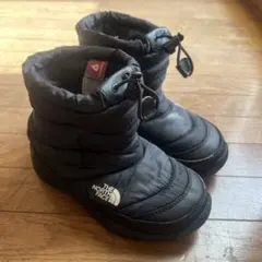 ノースフェイス キッズ スノーブーツ 19cm ブラック 防寒 冬靴 雪遊び