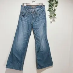 【VICKY JEANS 】デニムパンツ　ライトブルー　ブーツカット　サイズ1