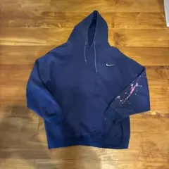 nike 90s ペンキ　パーカー