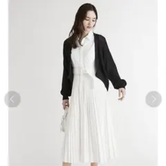 CELFORD メッシュ編みカーディガン