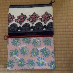 花柄ポーチセット