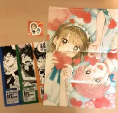 「呪術廻戦」シール　「少年ジャンプ」クリアファイル　「アオのハコ」ポスター