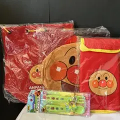 アサヒ飲料　アンパンマン　プールバッグ　顔型バッグ　保冷バッグ　カトラリー