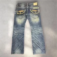 ロリータジーンズ　lolita jeans デニムパンツ　グランジ　y2kのサムネイル