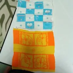 ドラえもんオレンジ・青のハンカチセット