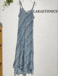 アローズ購入 LARAETHNICS 波模様 キャミワンピース