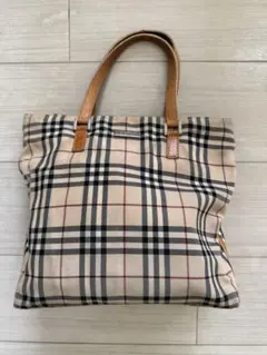 Burberry チェック柄 トートバッグ