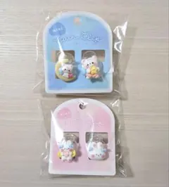 新品　クーリア　くま　ミニヘアクリップ　前髪クリップ　ボンボンドロップ　うさぎ