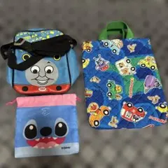 きかんしゃトーマス アンパンマン スティッチ バッグセット