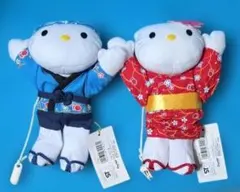 【激レア・タグ付き】キティ＆ダニエル ゆかた・甚平 2001年 vivitix 激レア・タグ付き】キティ＆ダニエル ゆかた・甚平 2001年 vivitix