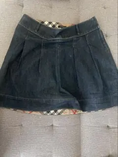 BURBERRY デニムスカート 48バーバリーロンドン　ブルーレーベル