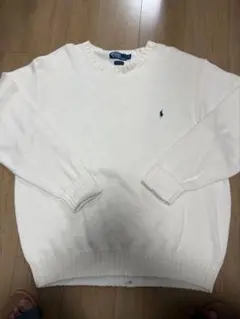 Polo Ralph Lauren コットンニット 2XL オフホワイト