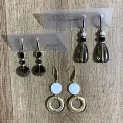 ハンドメイド　ピアス　3点セット　まとめ売り