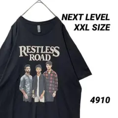 XXL レストレスロード バンドTシャツ 黒 フォト ネクストレベル