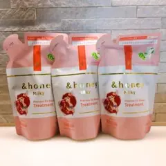 【3袋】 アンドハニー ミルキー　プレシャスexリペア トリートメント　アリエルのサムネイル