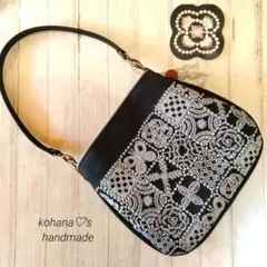 ハンドメイドஐ..ラウンドショルダーバッグ∂бミナペルホネン⚮̈
