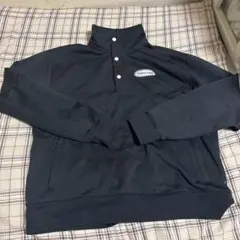 VOLCOM ブラック ハーフジップ トレーナー M