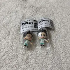 ハイキュー でふぉフィグ 青葉城西 岩泉一 2体セット バラ売り可　ガチャガチャ