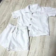 H&M セットアップ ホワイト 86cm
