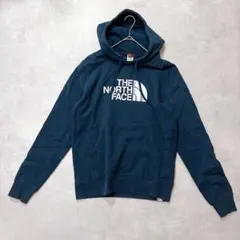 THE NORTH FACEザノースフェイス 刺繍プルオーバーパーカー ネイビー