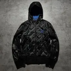 archive hooded nylon jacket y2k 光沢 短丈 S