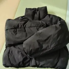 GU★現行品★ウォームパデッドクロップドブルゾン