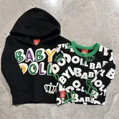 ベビー 80cm BABYDOLL ベビードール ロンティー トレーナー 裏毛