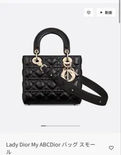 Lady Dior My ABCDior バッグ スモール ブラック