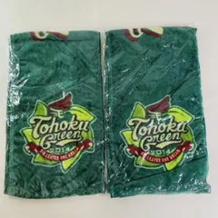 【新品・未開封】楽天イーグルス 東北グリーン 2014 限定タオル 2枚セット