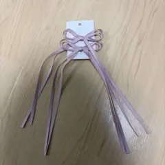 ピンク リボン ヘアアクセサリー