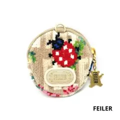 FEILER　フェイラー　ハイジ　コインケース　ポーチ　ベージュ