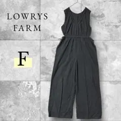 LOWRYS FARM オールインワン サロペット F グレー ノースリーブ