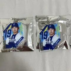横浜DeNAベイスターズ　ファンクラブ限定アクリルキーホルダー　山崎康晃