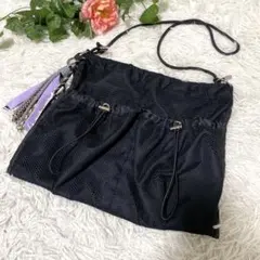 ニコアンド　オリジナルメッシュドロストショルダーバッグ　メッシュショルダー