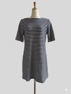 ユニクロのボーダー柄ワンピース Lサイズ