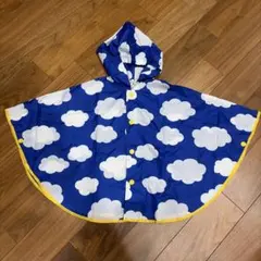 orangebonbon レインポンチョ 雲柄 Sサイズ