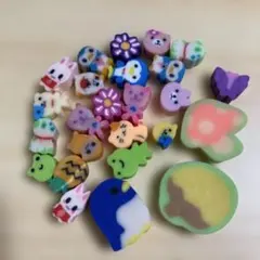 ミニ消しゴムまとめ売り　25個　小さい消しゴム　平成レトロ