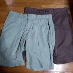特価❗３００円❗「Mサイズ」ユニクロハーフパンツ２枚セット（超古着）のサムネイル